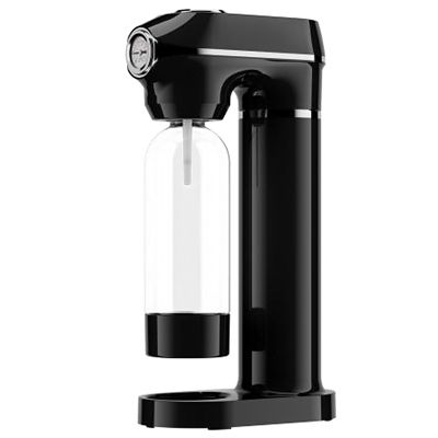 Machine à gazéifier noire + 2 bouteilles Naturamix AQUABELLA NOIR aquabella