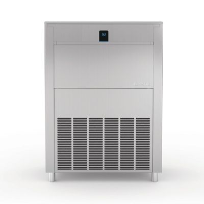 Machine à Glaçons Creux Connectée avec Réserve 150 kg - Icematic - Gris - l92- L0.1- P65- h128- Acier Inoxydable