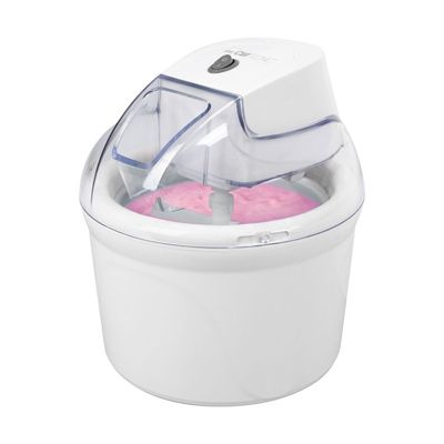 Machine à glace/Sorbetière duo deux compartiments Clatronic ICM 3764 Blanc