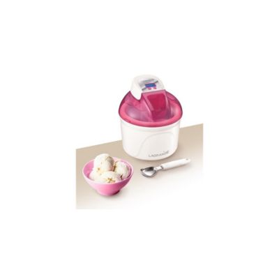 Machine à glaces cuve 1.8L Sorbetière 12W + Cuillère Framboise LAGRANGE