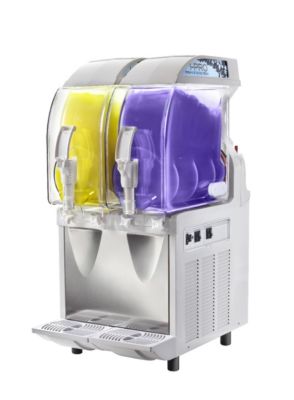 Machine à Granité I-Pro 1M Double Paroie 2 x 11L Blanche - SPM Drink Systems