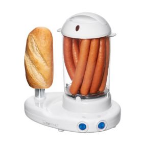 Machine à Hot Dog et Cuiseur à oeufs Clatronic HDM 3420 EKN Blanc