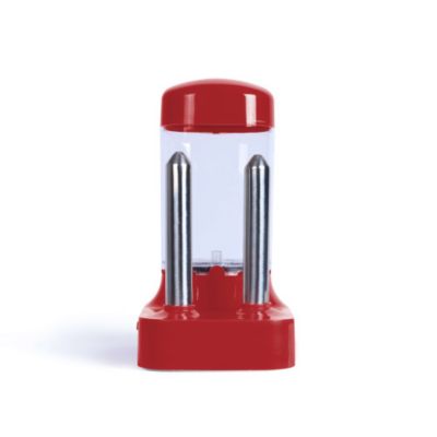 Machine à hot dog LIVOO DOC238RC 340W rouge chili capacité 6 saucisses