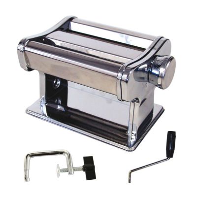 Machine à pâtes fraîches en acier inoxydable Argent, L. 19 x l. 14 x H. 13 cm
