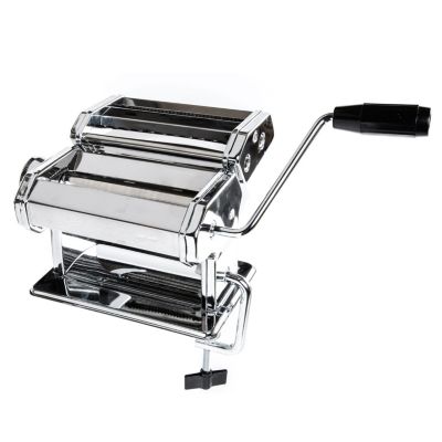 Machine à pâtes manuelle avec accessoires raviolis Argent, L. 36.5 x l. 15 x H. 20 cm