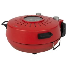 Machine à Pizza 1200W rouge Clatronic PM3787-Rouge