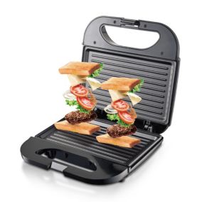 Machine à sandwich électrique pour panini gaufrier appareils de cuisine de cuisson machine à gaufres pour petitdéjeuner poêle