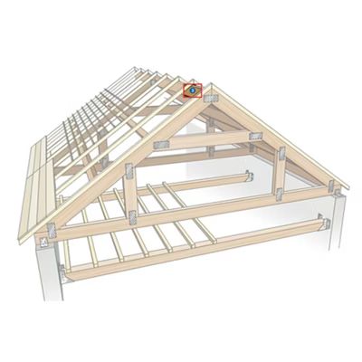 Madrier traité 225 x 75 mm, L.5 m jaune