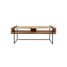 Madura - meuble tv - en bois massif d'acacia - 110 cm - Lisa Design