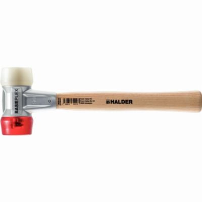 Maillet BASEPLEX 3968 D40 mm - Nylon / acétate de cellulose, boîtier zinc moulé, manche bois