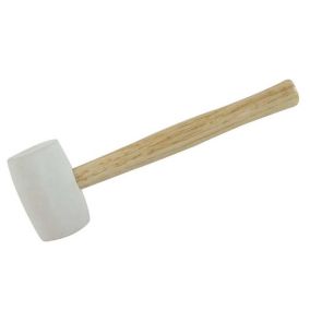 Maillet Caoutchouc Blanc 32 oz - 907 g, Idéal pour Travaux de Finition - Silverline