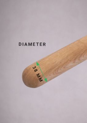 Main Courante - 38 mm - Bois de acajou  - 270 cm - Non traité