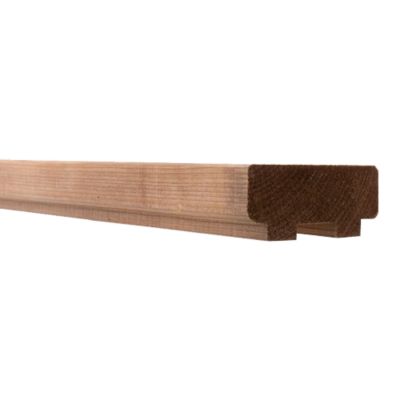Main courante sapin pour pose murale ou garde-corps, Moka KORDO