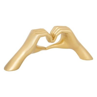 Mains cœur déco Amy l.31cm résine - Atmosphera