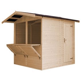 Maison de jardin en bois, Étal de marché en bois H232x253x263 cm/4 m2 - M149 TIMBELA