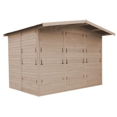 Maison de jardin en bois, Étal de marché en bois H232x336x263 cm/6m2 - M150B TIMBELA