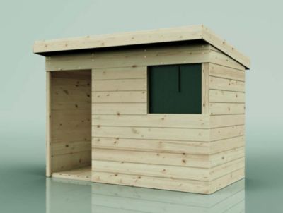 Maison de jeu PolarPlay Éclipse solaire Aire de jeux portique bois