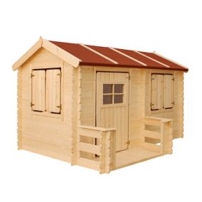 Maison en bois pour enfants - 178x241xH151cm/2.63m2 - Timbela M503