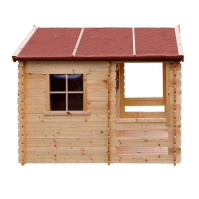 Maison en bois pour enfants - 182x146xH145cm/1.1m2 - M501A - Timbela