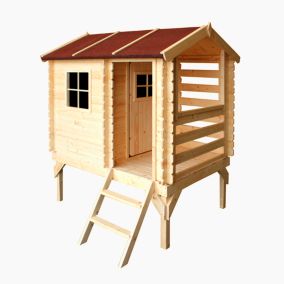 Maison en bois pour enfants - 182x146xH205cm/1.1m2 - TIMBELA M501B