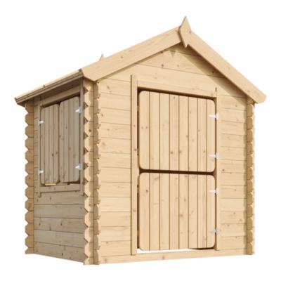 Maison en bois pour enfants SANS PLANCHER- 112x146xH143cm/1.1m2 - M516-1 - Timbela