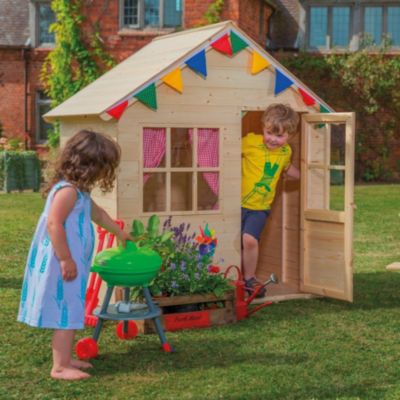 Maisonnette cabane enfant REFUGE en bois  marron