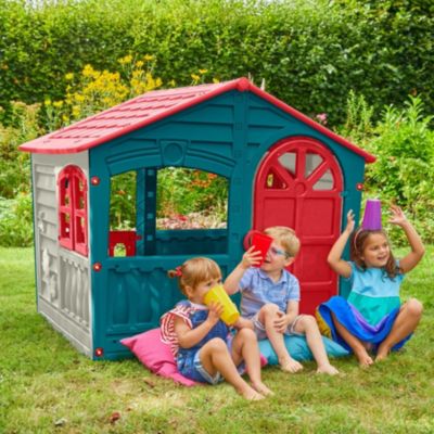 Maisonnette cabane TWILIGHT en plastique  bleu