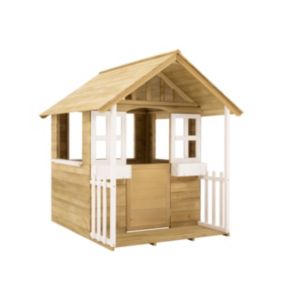 Maisonnette cubby avec veranda tp toys  119,5 x 137 x 138 cm