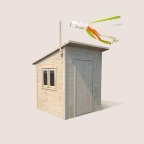 Maisonnette en bois avec toit plat pour enfants  Santa Monica
