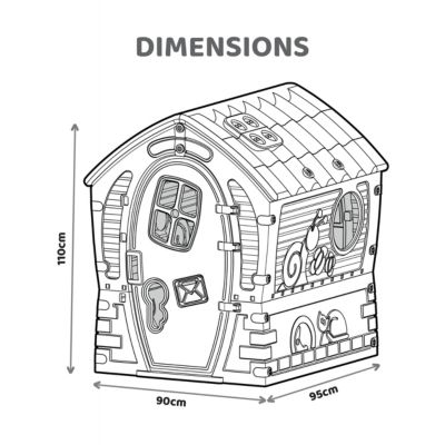 Maisonnette en plastique pour enfant Palplay