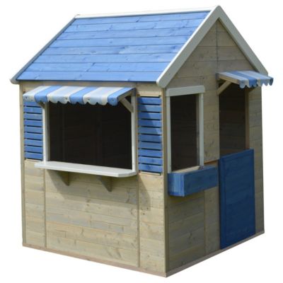 Maisonnette enfant extérieur  Cabane en bois avec plancher FLOWI