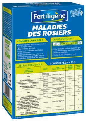 Maladies des rosiers 350g Fertiligène