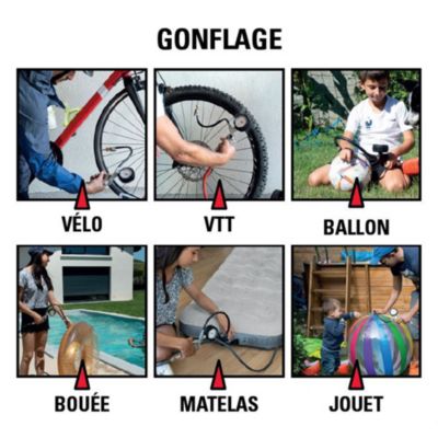 Malette en tissu avec accessoire pour compresseur Mécafer