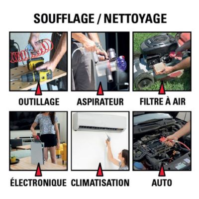 Malette en tissu avec accessoire pour compresseur Mécafer