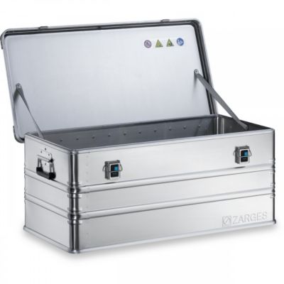 Malle Métallique en Aluminium longue largeur 1 m à 1,7 m - 100 x 50 x 41 cm