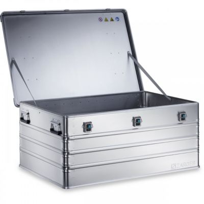 Malle Métallique en Aluminium longue largeur 1 m à 1,7 m - 120 x 80 x 51 cm