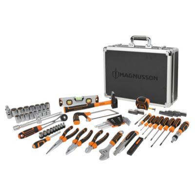 Armoire à outils murale en métal Magnusson noir et orange