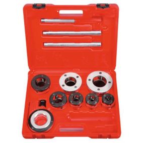 Mallette de 5 filières Super Cut BSPT R 3/8'' à 1,1/4'' - ROTHENBERGER - 070790X