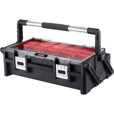 Mallette de rangement KETER Cantilever 57 cm x 31 cm x 17 cm, couvercle incassable et bacs amovibles
