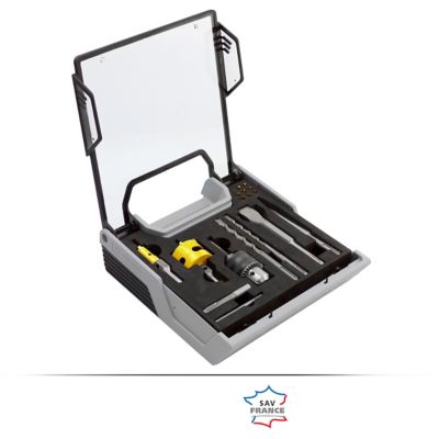 Mallette spécial marteau perforateur Peugeot, 21 pièces