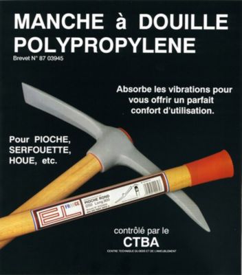 Manche Polypropylene 100 Cm Pour Pioche Duchesnay Castorama