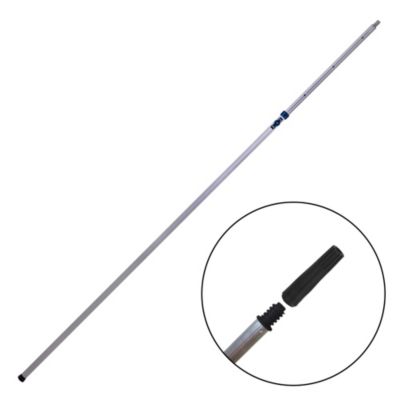 Manche telescopique 6 M aluminium avec tetes filetees