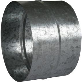 Manchon de raccordement en tôle d'acier galvanisé Ø 100 mm
