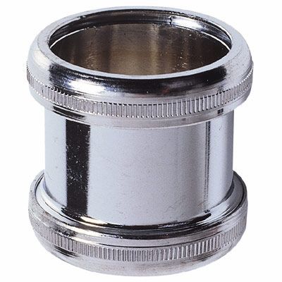 Manchon de raccordement laiton chromé Ø40mm