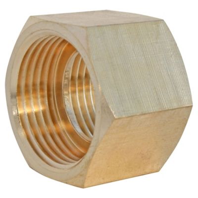 Manchon laiton double Femelle 12/17 (3/8"), lot de 2
