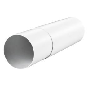 Manchon télescopique PVC blanc longueur ajustable 0,5 à 1 mètre RTR BLAUPLAST - Diamètre (mm) 100