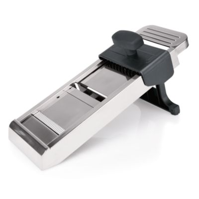 Mandoline Inox - 3 Inserts Julienne - Lame Ondulée -  Was Germany