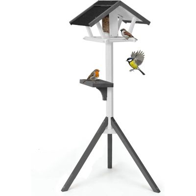 Mangeoire oiseaux exterieur pour oiseaux sauvage avec support modele-Tour