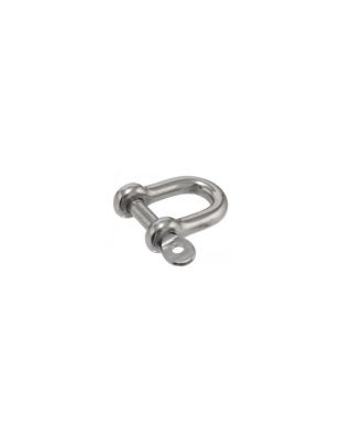 Manille Droite Forgée axe imperdable Inox A4 Diamètre 5 - 1 pièce