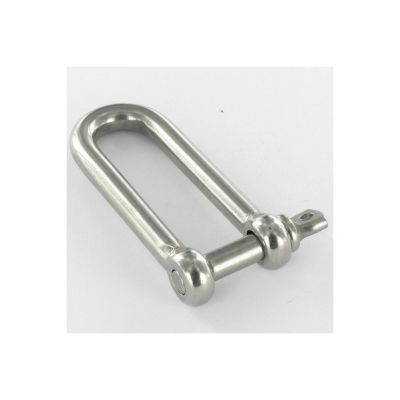 Manille Droite Longue Forgée Inox A4 Diamètre 6 - 2 pièces